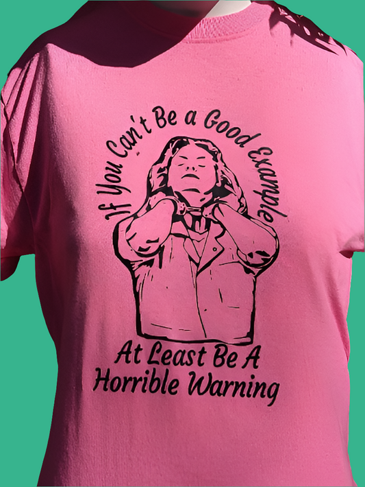 Aileen Wuornos Inspirational Quote T-shirt: A Queeriosities Original Design HOT PINK TEE BLACK PRINT