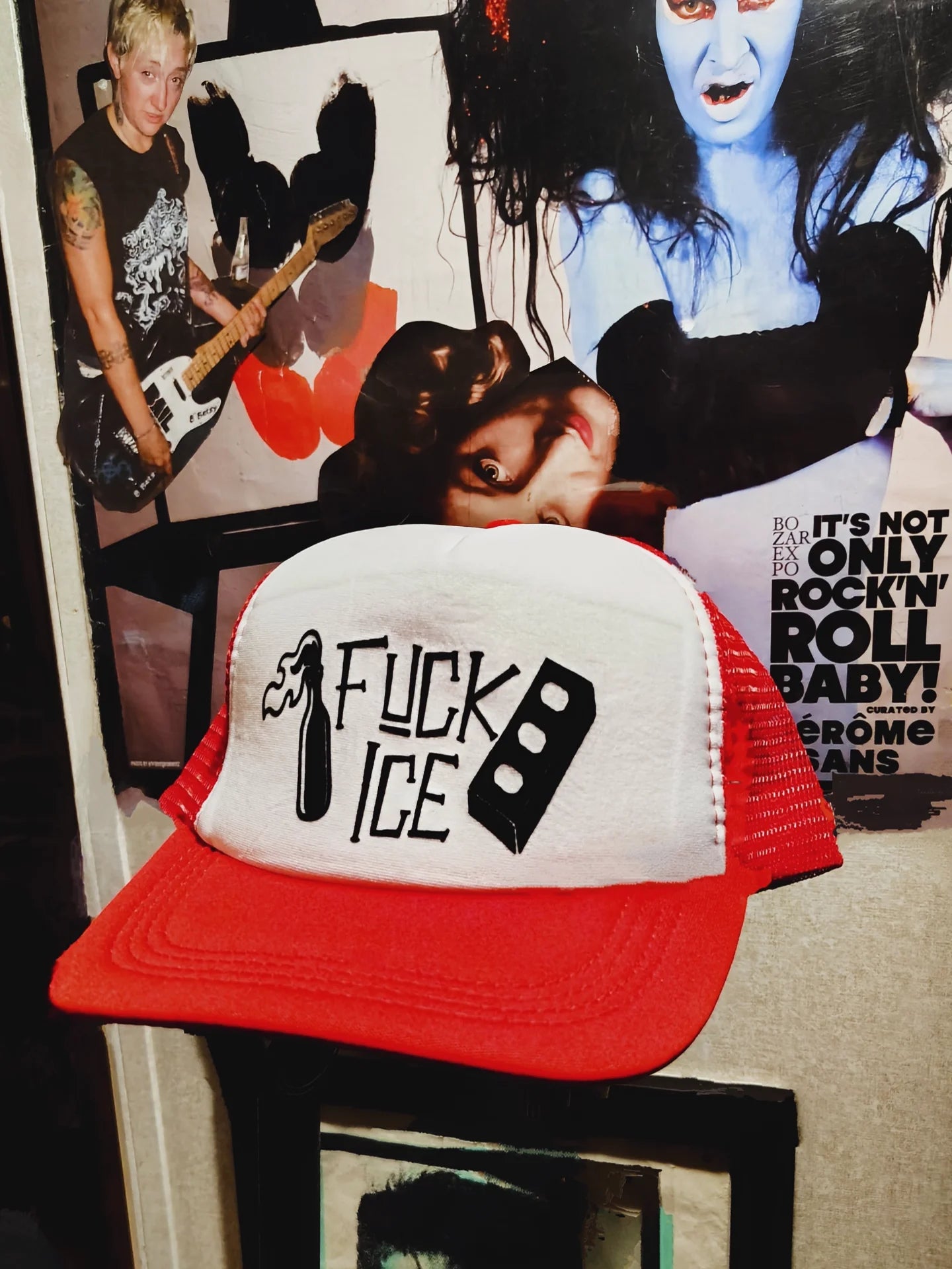 Fuck ICE Trucker Hat (Fuck I.C.E. Hat Fuck Trump Fuck MAGA)