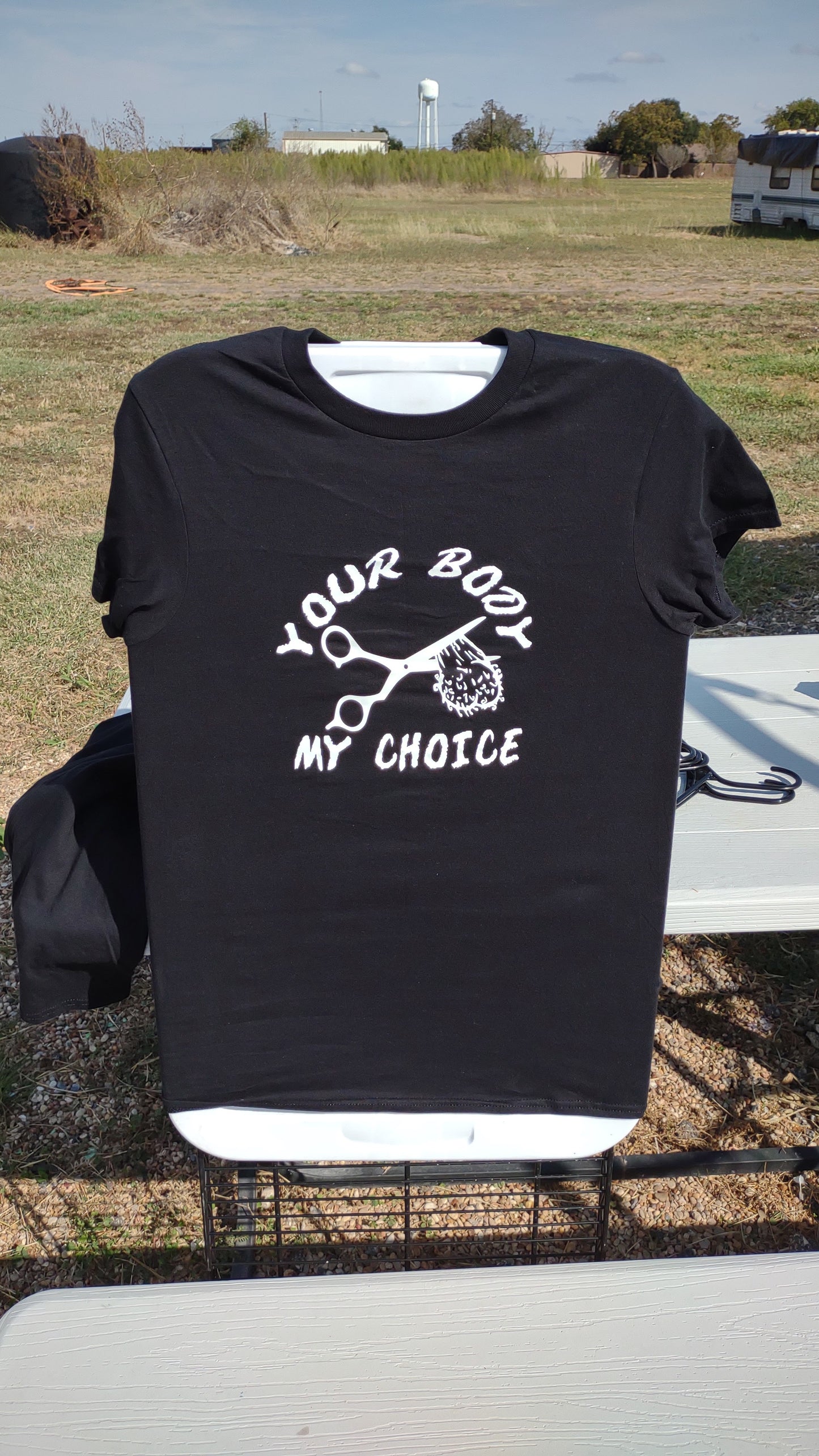 Your Body My Choice T-shirt Black