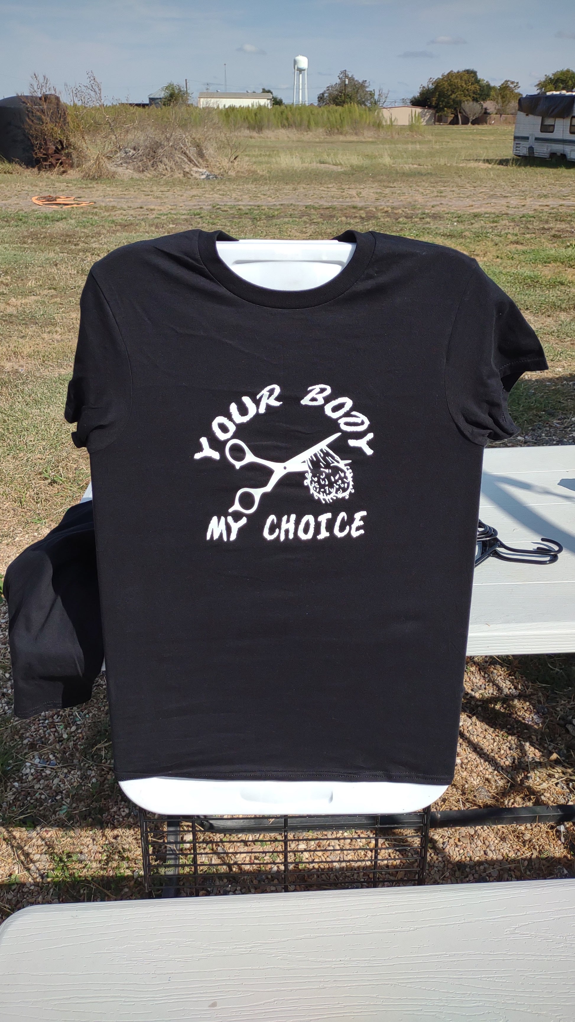 Your Body My Choice T-shirt Black