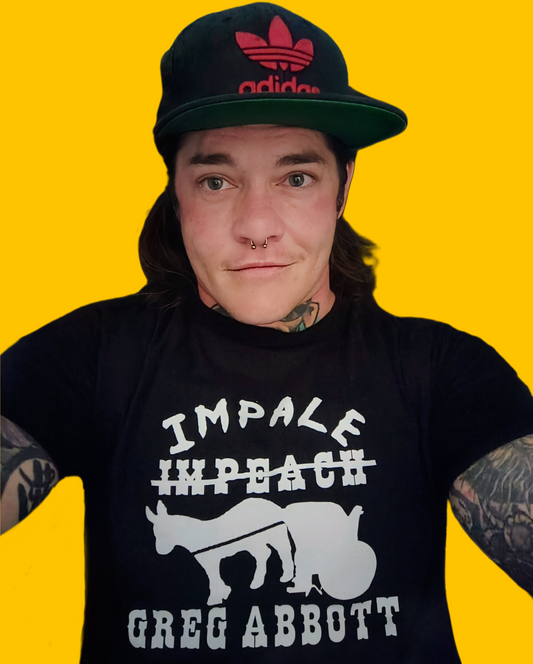 Impeach / Impale Greg Abbott T-shirt