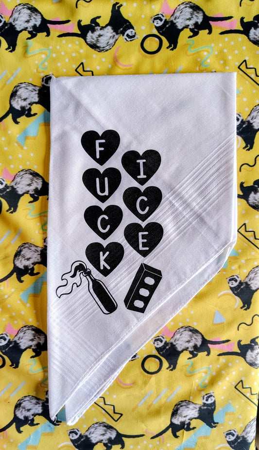 Fuck I.C.E. Hanky (Handkerchief, Hankie)