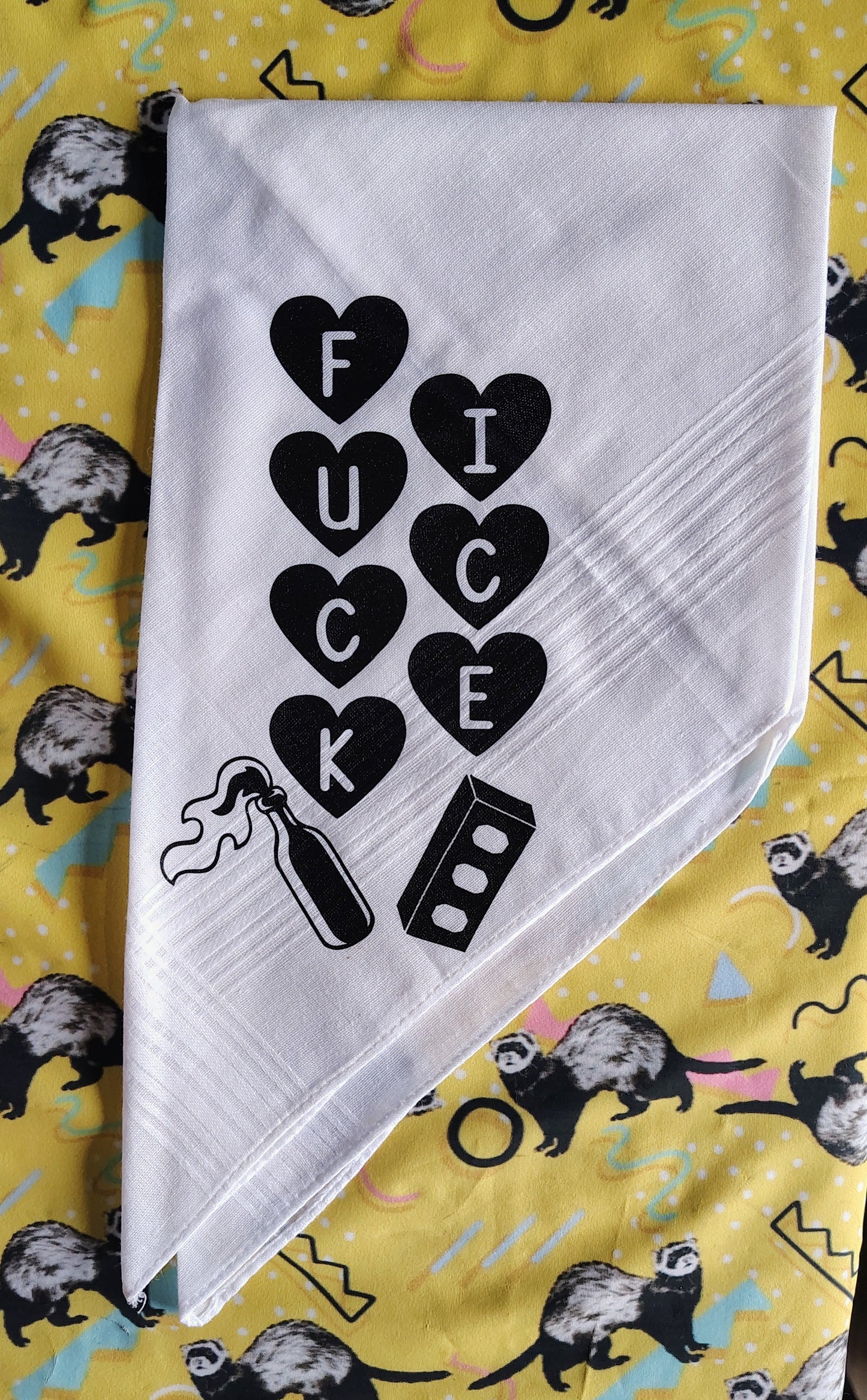 Fuck I.C.E. Hanky (Handkerchief, Hankie)