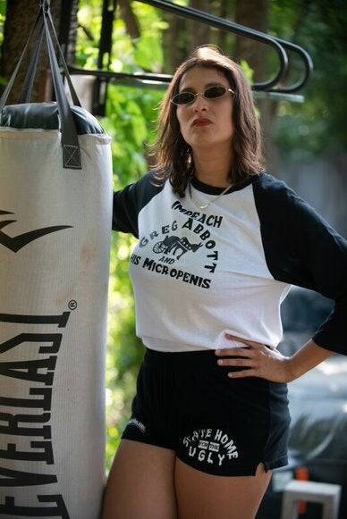 Impeach Greg Abbott and His Micropenis T-Shirt XL