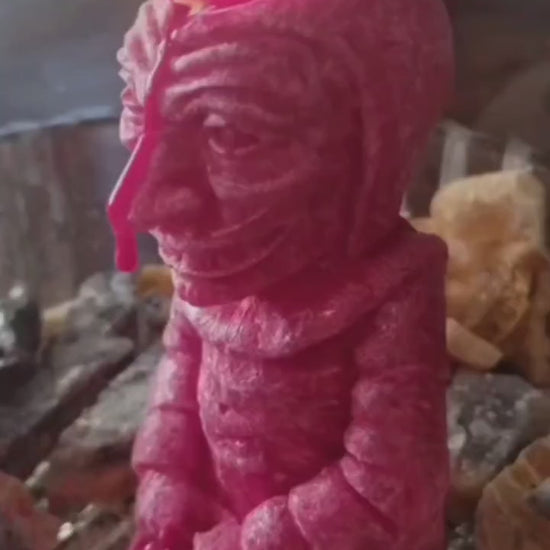 Devil Dude usually looks like he has Austin allergies as he melts