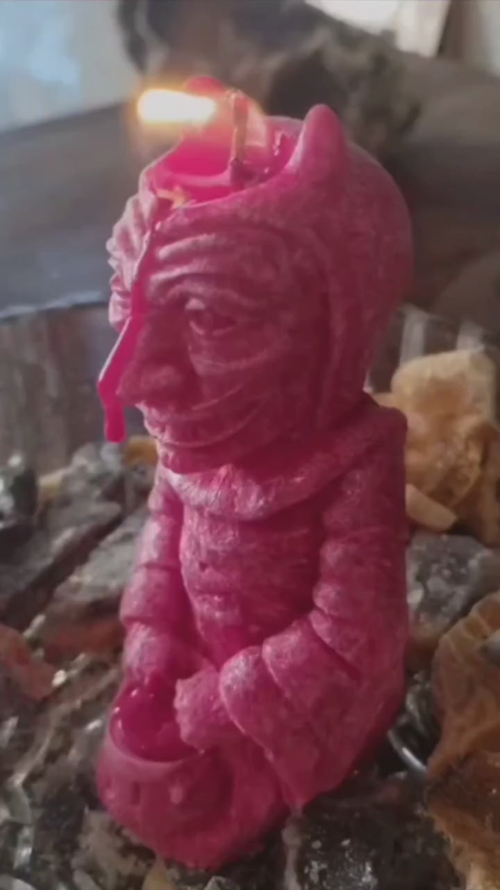 Devil Dude usually looks like he has Austin allergies as he melts