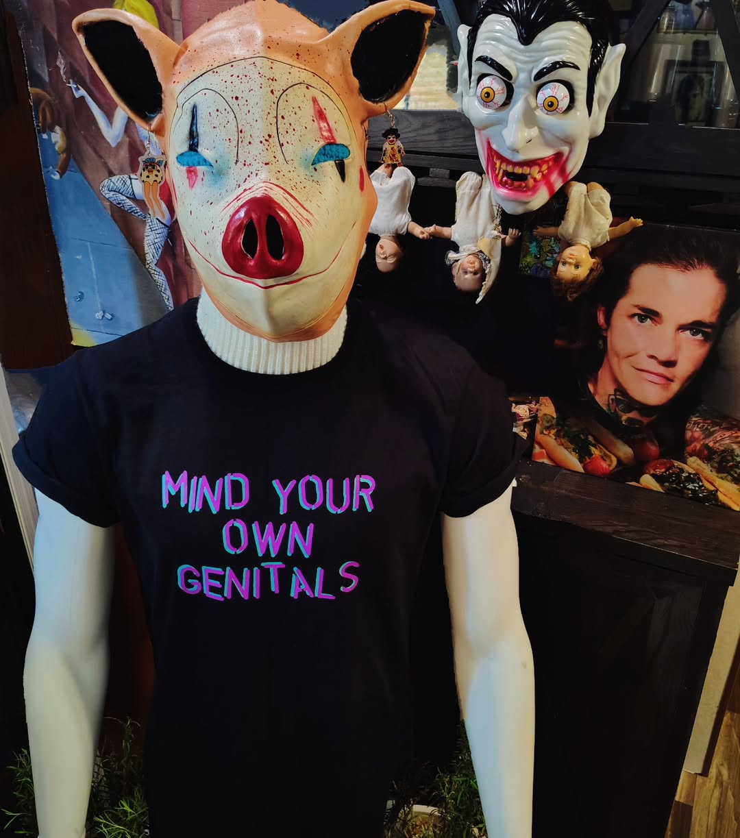 Mind Your Own Genitals - Purple + Blue Edition