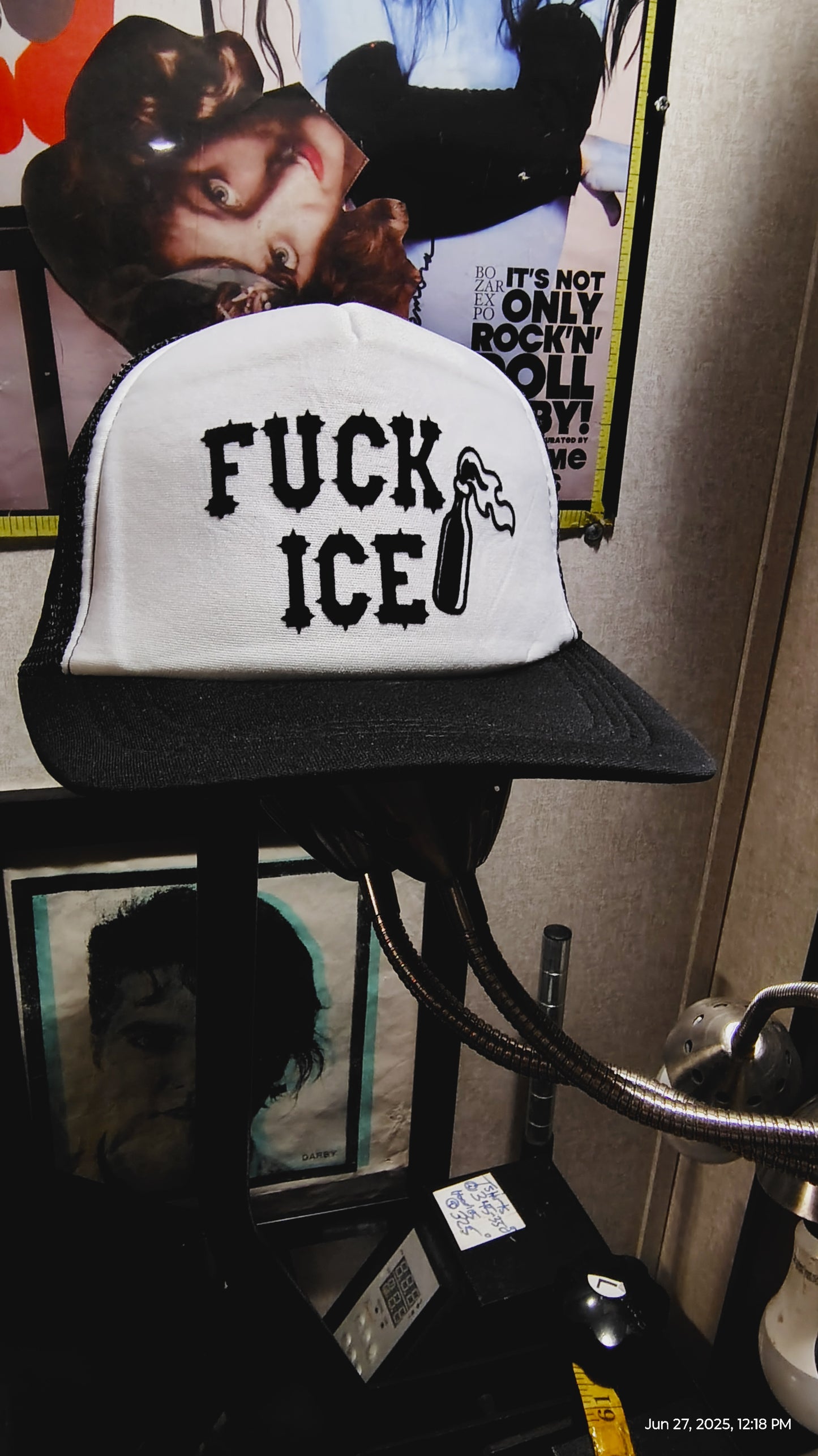 Fuck ICE Trucker Hat (Fuck I.C.E. Hat Fuck Trump Fuck MAGA)