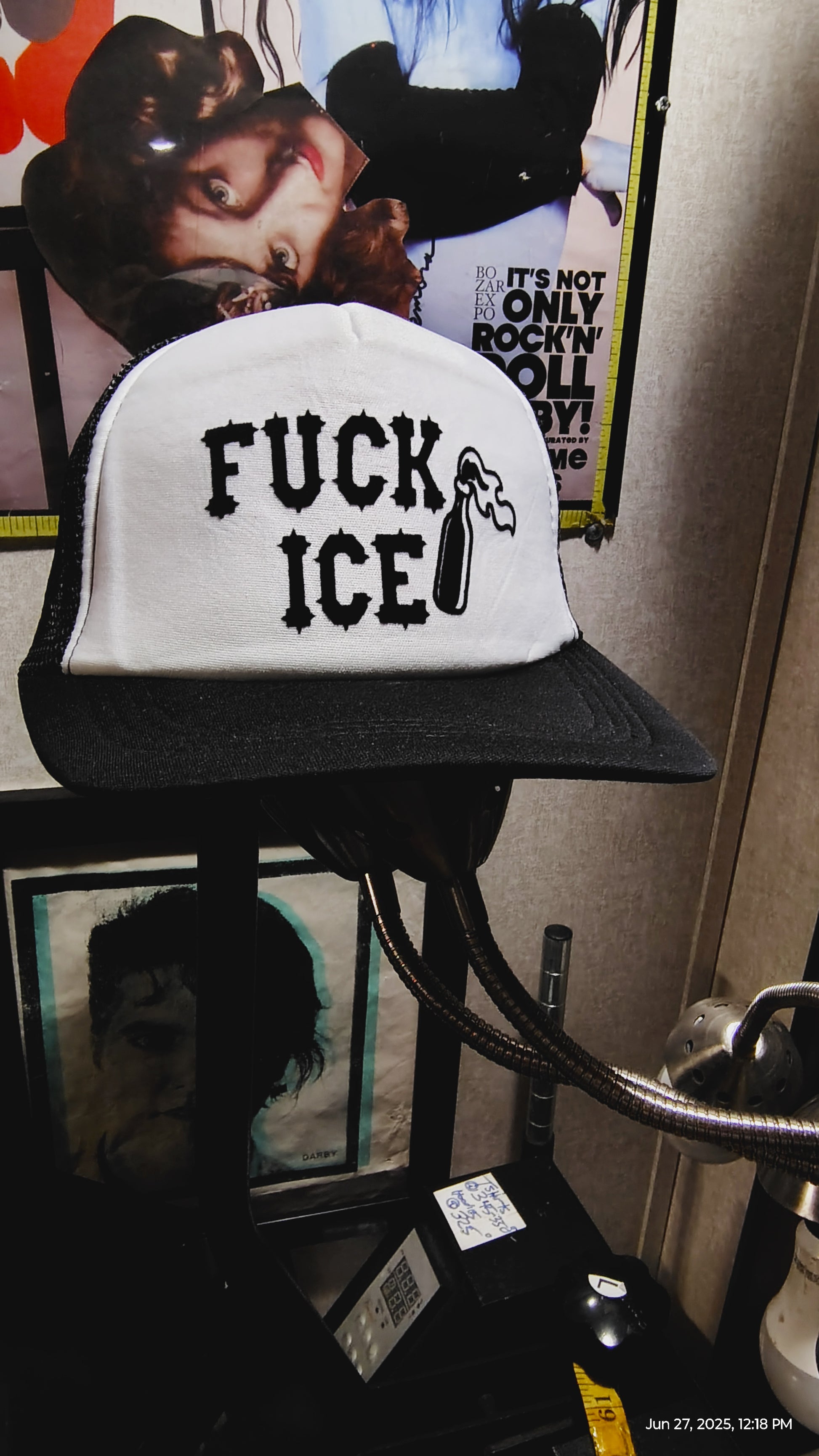 Fuck ICE Trucker Hat (Fuck I.C.E. Hat Fuck Trump Fuck MAGA)