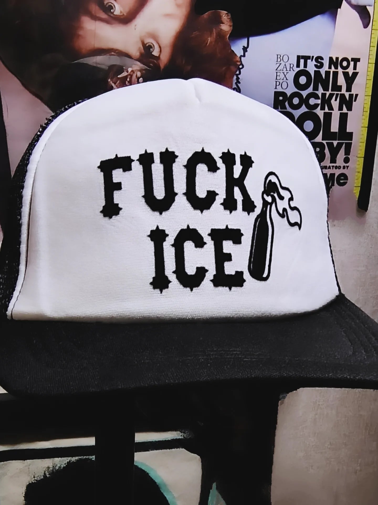 Fuck ICE Trucker Hat (Fuck I.C.E. Hat Fuck Trump Fuck MAGA)