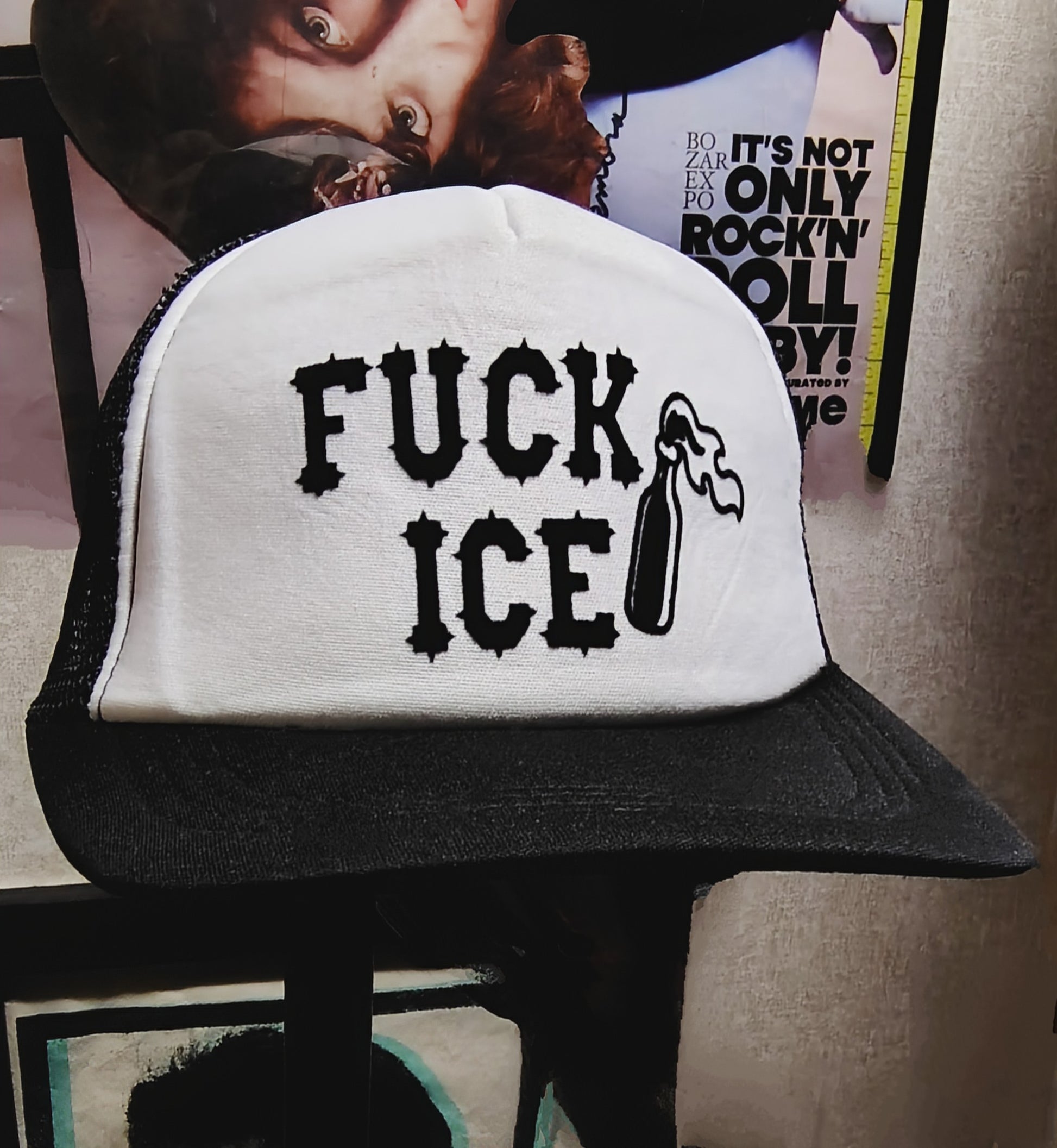Fuck ICE Trucker Hat (Fuck I.C.E. Hat Fuck Trump Fuck MAGA)